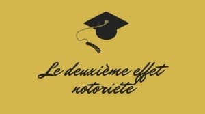 Le deuxième effet notoriété
