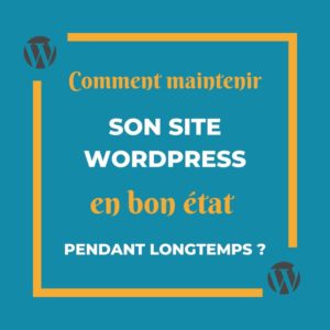 comment maintenir son site wordpress en bon état ?